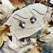 Load image into Gallery viewer, Cute Copper Acorn Earrings