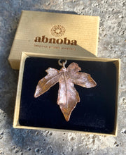Load image into Gallery viewer, Copper Field Maple Leaf Necklace