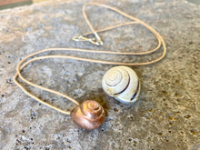 Load image into Gallery viewer, Copper Snail Necklace