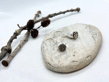 Load image into Gallery viewer, Silver Poppy Seed Earrings