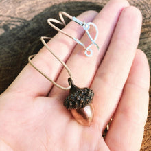 Load image into Gallery viewer, Copper Acorn Necklace - Medium