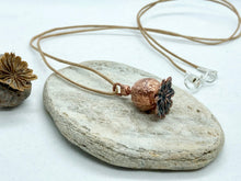 Load image into Gallery viewer, Copper Poppy Seed Necklace