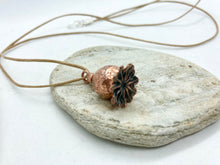 Load image into Gallery viewer, Copper Poppy Seed Necklace