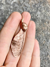 Load image into Gallery viewer, Copper Sycamore Seed Necklace
