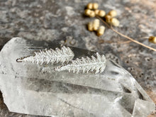 Load image into Gallery viewer, Silver Fern Ear Climbers/Drop Earrings
