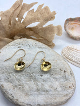 Load image into Gallery viewer, Gold Cockle Shell Earrings
