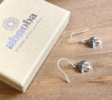 Load image into Gallery viewer, Silver Acorn Earrings
