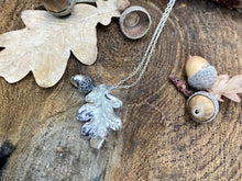 Load image into Gallery viewer, Silver Oak Leaf With Acorn Charm
