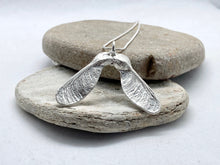 Load image into Gallery viewer, Silver Maple Seed Necklace
