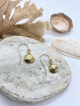 Load image into Gallery viewer, Gold Cockle Shell Earrings
