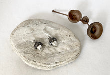 Load image into Gallery viewer, Silver Acorn Earrings
