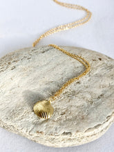 Load image into Gallery viewer, Gold Cockle Shell Necklace
