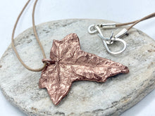 Load image into Gallery viewer, Copper Ivy Leaf Necklace
