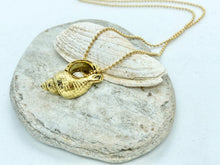 Load image into Gallery viewer, Gold Seashell Necklace
