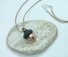 Load image into Gallery viewer, Copper Acorn Necklace - Medium

