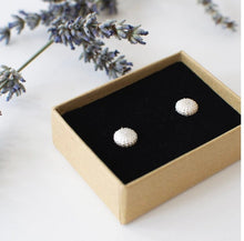 Load image into Gallery viewer, Solid Silver Sea Urchin Studs
