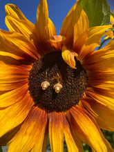 Load image into Gallery viewer, Gold Acorn Drop Earrings
