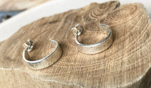 Load image into Gallery viewer, Textured Half Hoops
