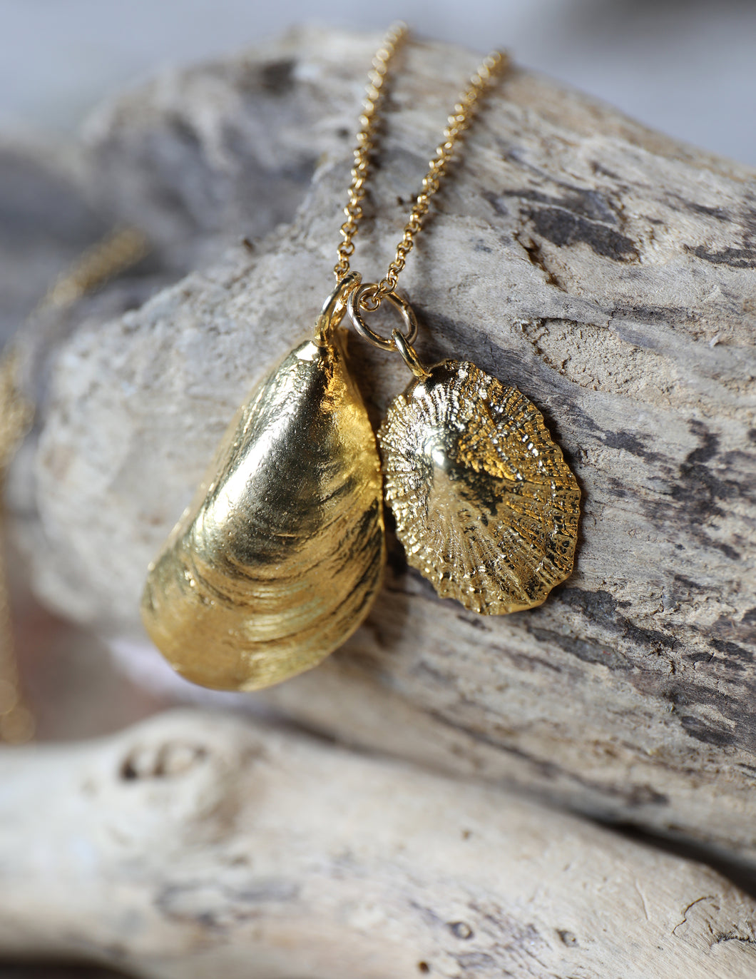 Gold Rockpool Necklace