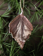 Load image into Gallery viewer, Copper Birch Leaf Corded Necklace
