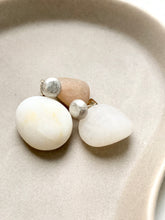 Load image into Gallery viewer, Zero Waste Silver Studs
