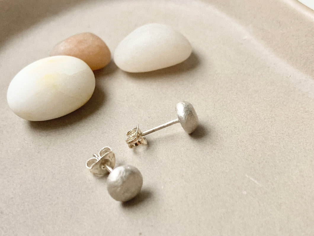 Zero Waste Silver Studs