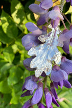 Load image into Gallery viewer, Large Silver Oak Leaf
