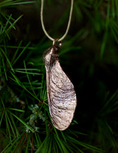 Load image into Gallery viewer, Copper Sycamore Seed Necklace
